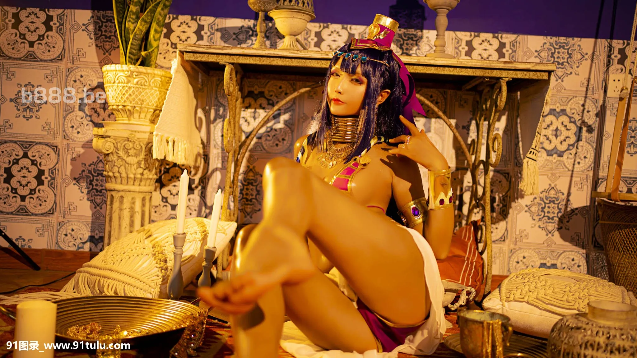 Cosplay [星之迟迟] 特里奥姬 [20P][オリビア ハッセー 写真]
