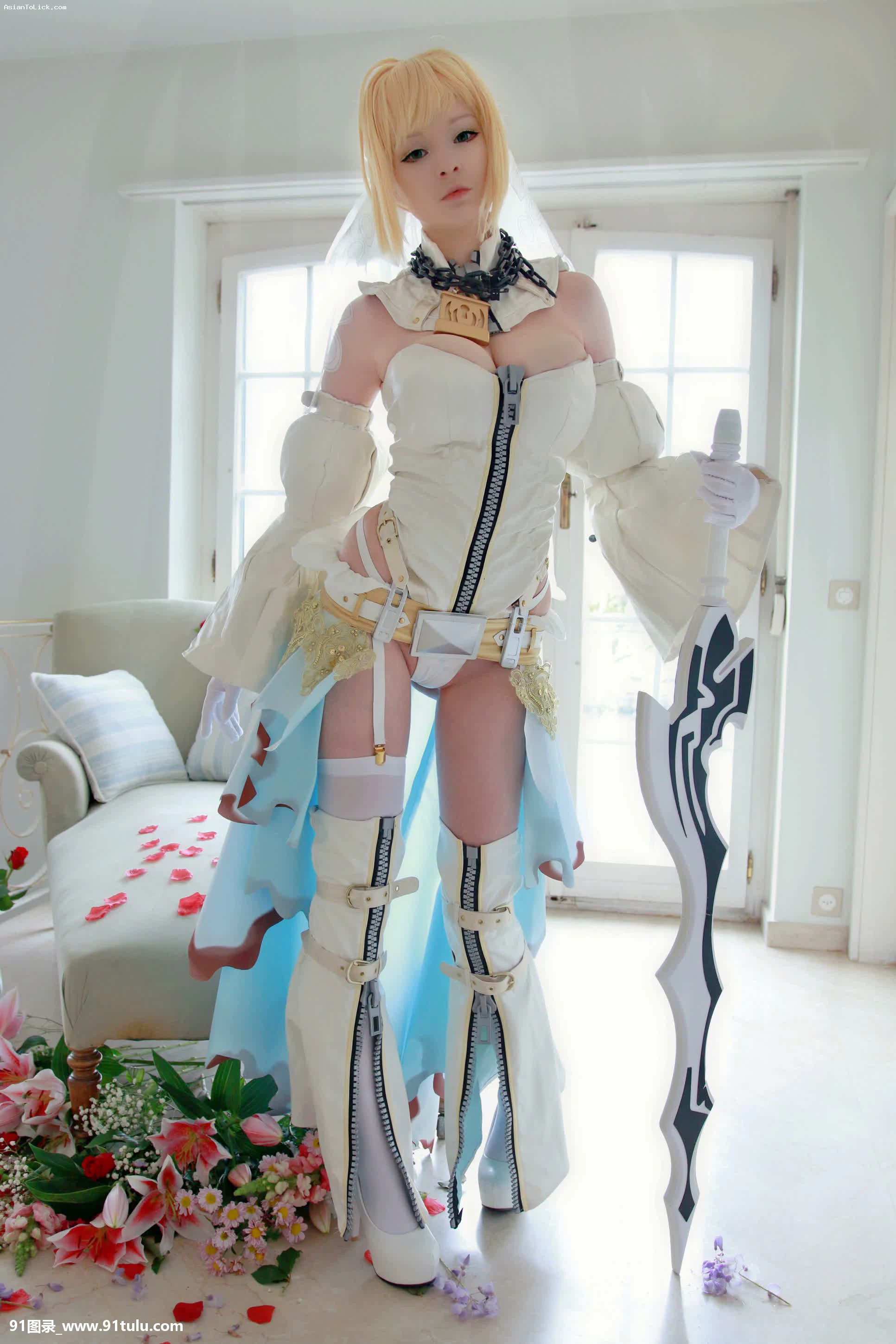 Nero Bride   Hidori Rose Nude Cosplay [23P][iphone 写真 for you 勝手に]